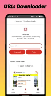 Instagram Video Downloader android App screenshot 7